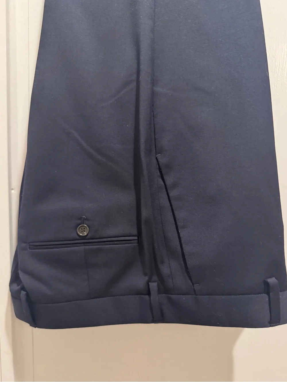 J. Crew Men’s Ludlow Navy 4-Season Wool Pants. Modern, slim fit. W31/L32 NWOT.
